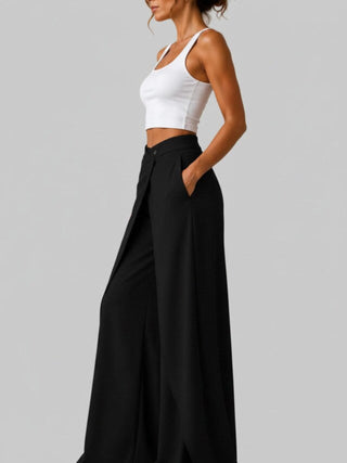 Spodnie Palazzo Wrap-black