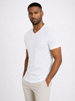 BASIC LINE T-SHIRT V.E WHITE