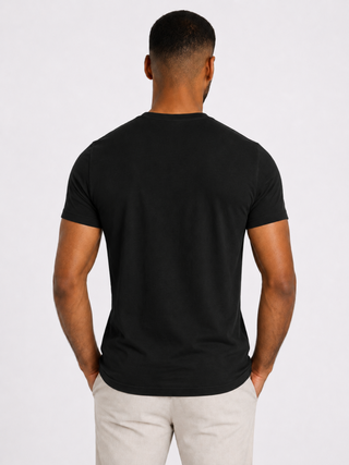 BASIC LINE T-SHIRT V.E BLACK