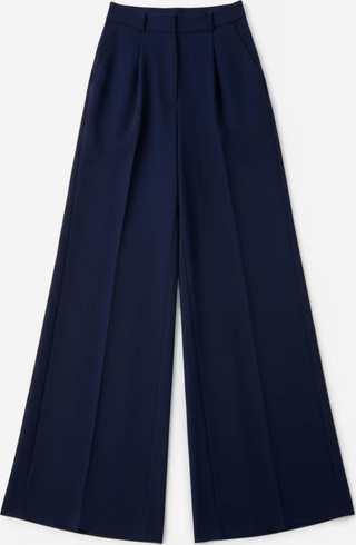 Spodnie Palazzo Wrap-Navy